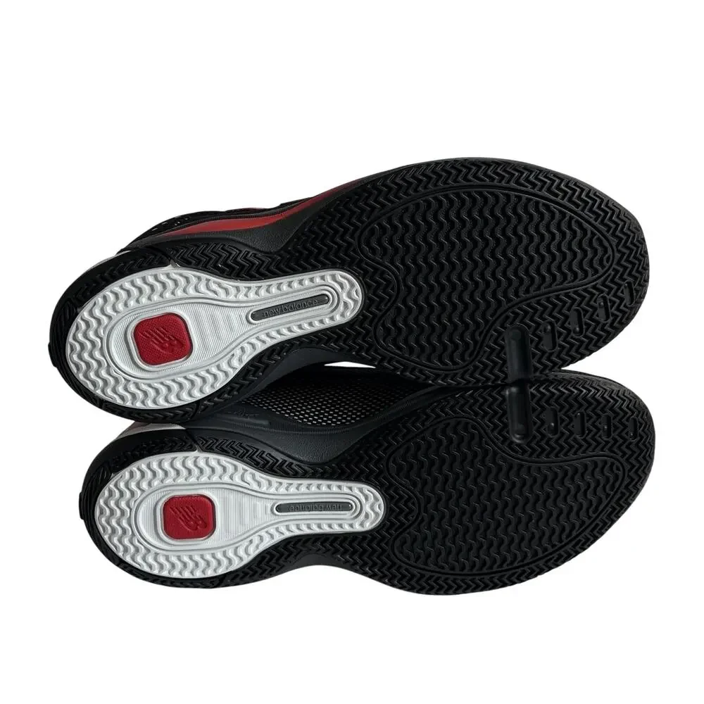 New Balance P400 Shoes Mens Size 13 Wide 2E Black Red Basketball